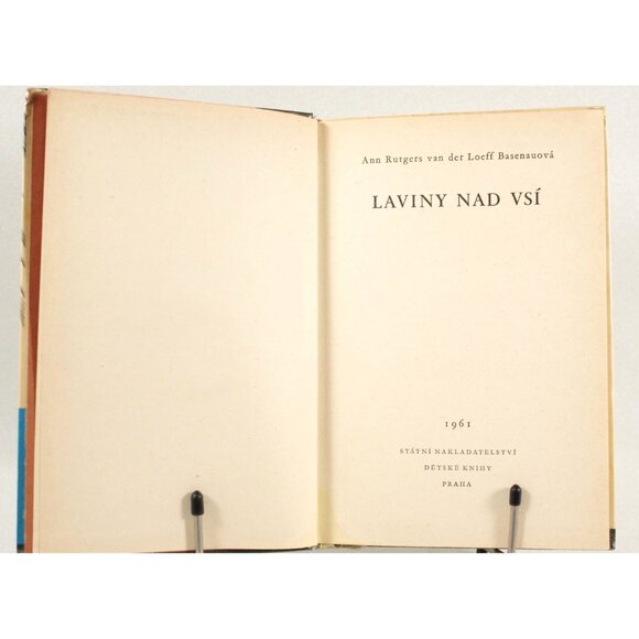 Czech Book, Laviny Nad Vsi, by Ann Rutgers van der Loeff Basenau, Lawines Razen - Picture 3 of 8